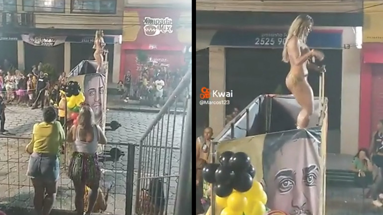 Χορεύτρια στο καρναβάλι του Ρίο ντε Τζανέιρο