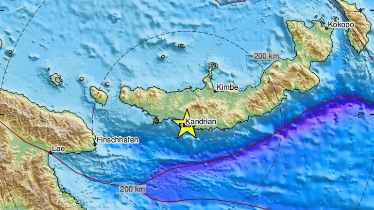 Σεισμός 6,2 Ρίχτερ στην Παπούα Νέα Γουινέα