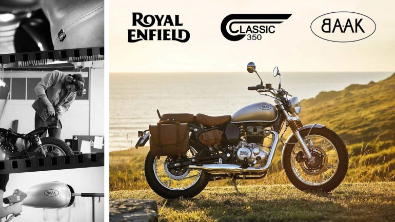 Custom Royal Enfiled Classic 350 από την BAAK Motocyclettes