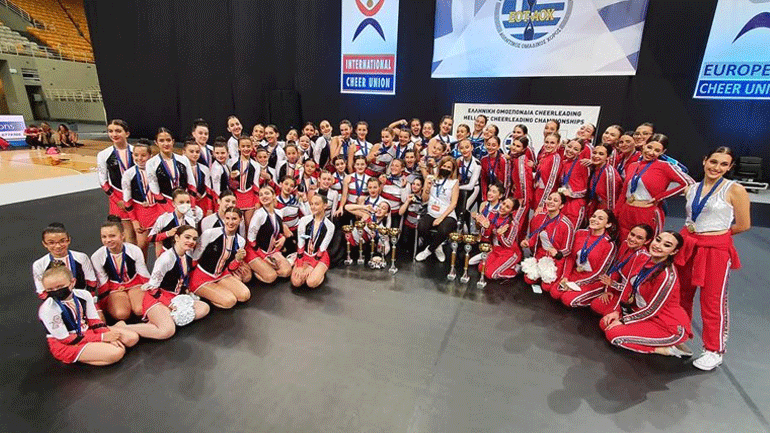 Πρωταθλήτριες Ευρώπης στην Cheer League οι Αμαζόνες  Senior & Junior Team Cheer Freestyle Pom