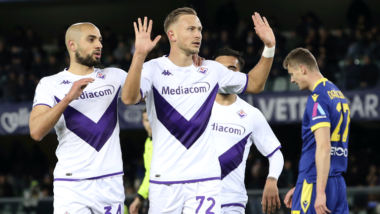 Ιταλία: «Διπλό» της Φιορεντίνα στο «Μπεντεγκόντι», 3-0 τη Βερόνα