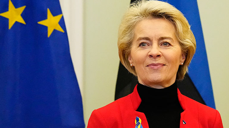 Η πρόεδρος της Κομισιόν επισκέπτεται τη Βρετανία