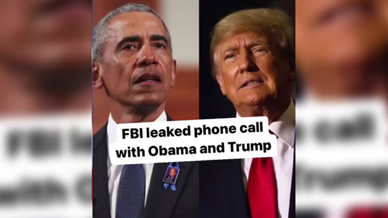 «Το FBI έδωσε στη δημοσιότητα τις τηλεφωνικές συνομιλίες Ομπάμα και Τραμπ»