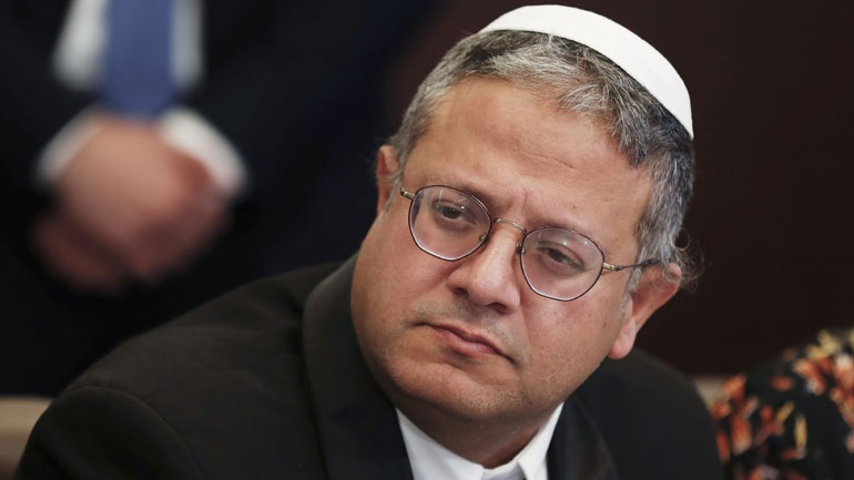 Ισραήλ: Συνελήφθη Παλαιστίνιος που κατηγορείται ότι σχεδίαζε να δολοφονήσει τον υπουργό Εθνικής Ασφαλείας