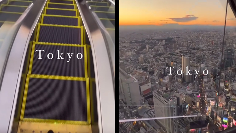 Κυλιόμενες σκάλες με πανοραμική θέα Κυλιόμενες σκάλες με πανοραμική θέα