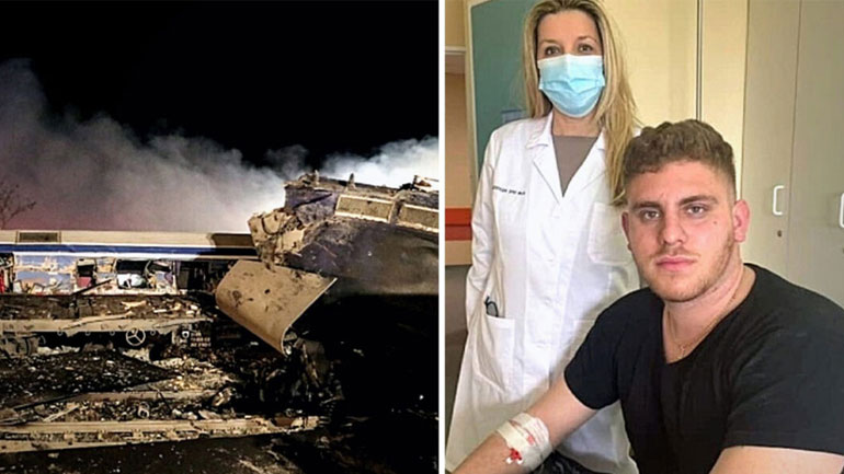 Ανδρέας Αλικανιώτης: Ανατριχιάζουν οι περιγραφές του 20χρονου που έσωσε τουλάχιστον 10 άτομα στα Τέμπη