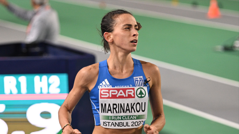 Ευρωπαϊκό Πρωτάθλημα κλειστού στίβου: Στην 11η θέση η Μαρινάκου στα προκριματικά των 3.000μ.