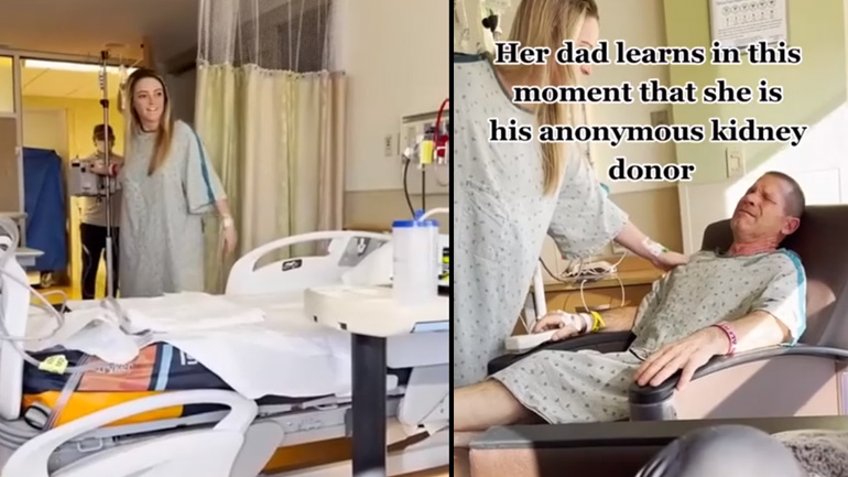 Πατέρας ανακαλύπτει ότι η κόρη του είναι ο ανώνυμος δωρητής νεφρού