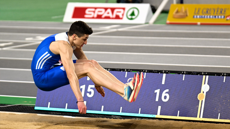 Ευρωπαϊκό πρωτάθλημα κλειστού στίβου: «Ασημένιος» ο Ανδρικόπουλος στο τριπλούν με άλμα στα 16,58μ.