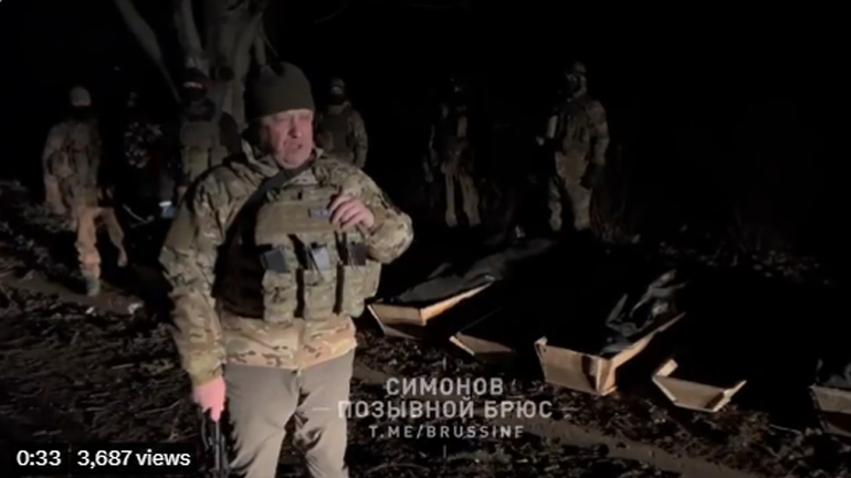 Ο Γ. Πριγκόζιν, επικεφαλής του μισθοφορικού στρατού Wagner, δημοσιοποιεί βίντεο με φέρετρα Ουκρανών στρατιωτών