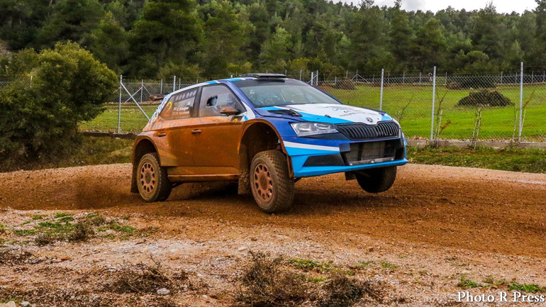 3ο Ράλλυ Βοιωτίας: Νίκησαν άξια οι Κεχαγιάς-Κουζιώνης με Skoda Fabia Rally2 Evo