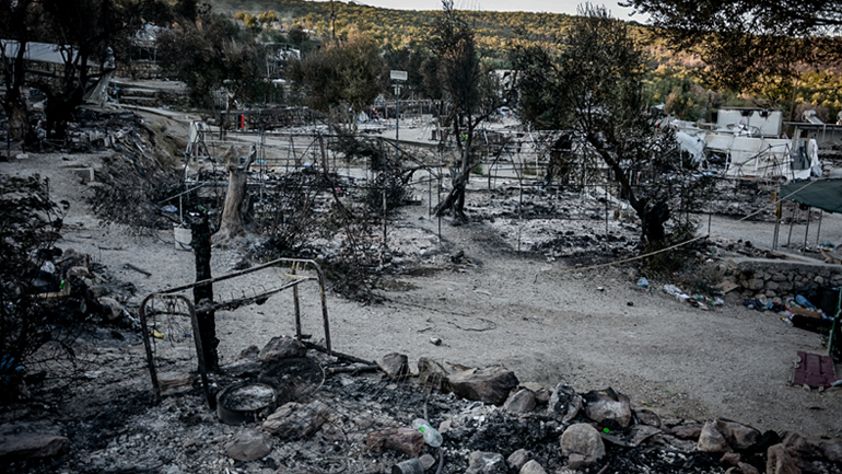 Αναβλήθηκε για την Τετάρτη η δίκη στο Εφετείο για τον εμπρησμό της Μόριας
