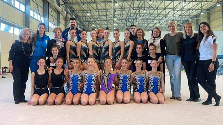 Ρυθμική Γυμναστική: Η νέα εθνική ανσάμπλ ξεκινά από το Φάληρο την προ-Ολυμπιακή πορεία της