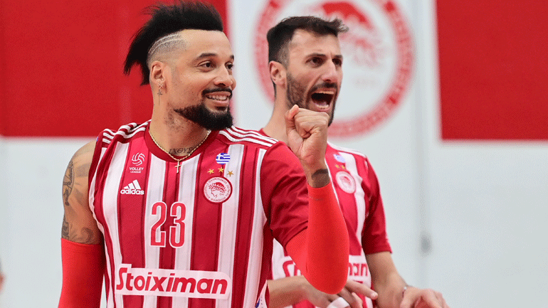 Volley League: Οριστικά πρώτος ο Ολυμπιακός, 3-0 τον ΟΦΗ