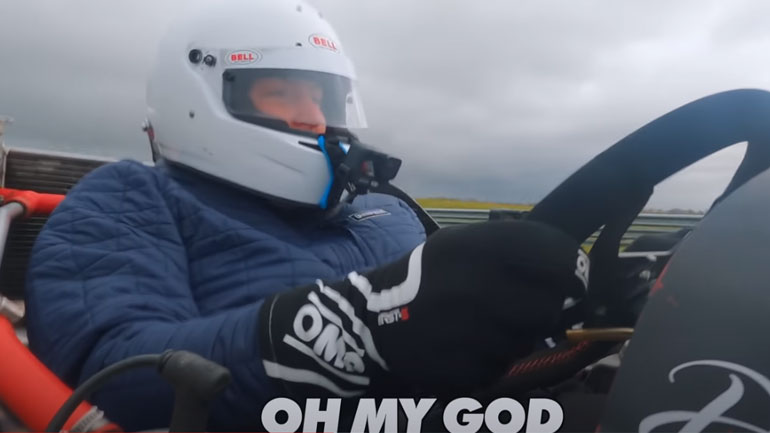 Η τρομακτική αίσθηση να οδηγείς ένα Kart 100 ίππων και βάρους 145 κιλών