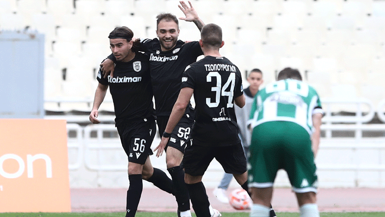 Super League 2: Εντυπωσιακό «διπλό» του ΠΑΟΚ Β’ στο ΟΑΚΑ, 4-1 τον Παναθηναϊκό Β’