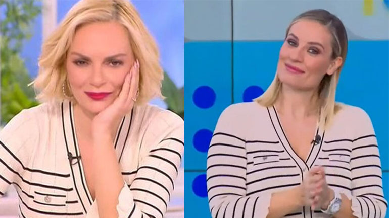 Έλενα Χριστοπούλου: Πώς σχολίασε το γεγονός ότι φόρεσε on air το ίδιο μπλουζάκι με την Ελεονώρα Μελέτη;