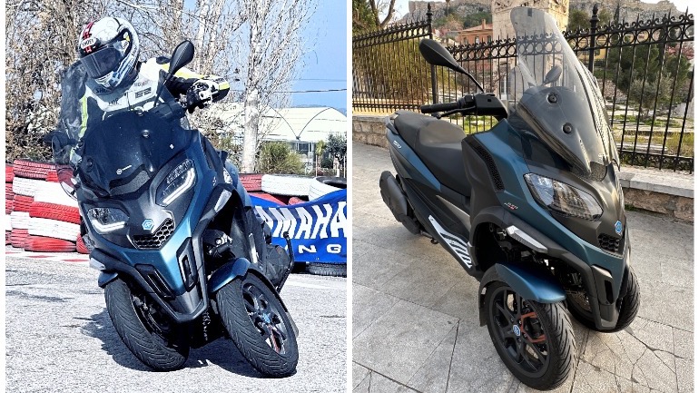 Ασφαλές, αλλά βαρύ το Piaggio MP3 530 hpe Exclusive
