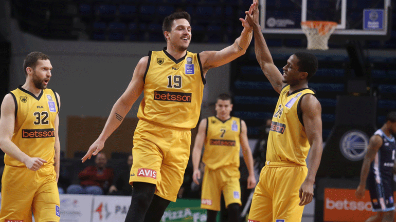 Basket League: Με έξι «διψήφιους» η ΑΕΚ, 95-89 τον Κολοσσό