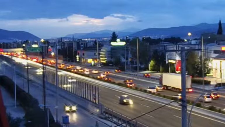 Κυκλοφοριακή συμφόρηση στον Κηφισό – Σε ποιο σημείο έχει αυξημένη κίνηση