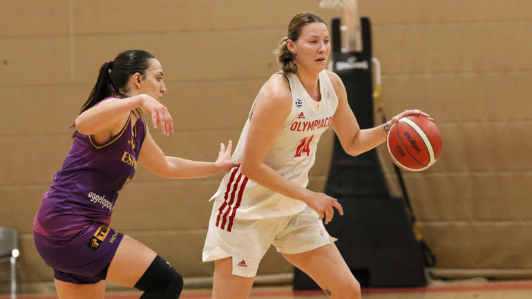 Μπάσκετ γυναικών: Ο Ολυμπιακός προκρίθηκε στους τελικούς, 106-64 τις Εσπερίδες