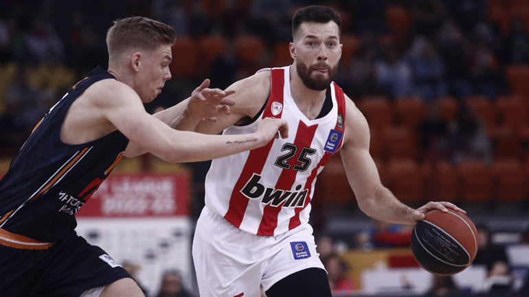 Basket League: Νίκη για τον Ολυμπιακό, 89-77 τον Προμηθέα