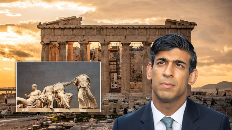 Ο Σούνακ βάζει «φρένο» στην επιστροφή των μαρμάρων του Παρθενώνα