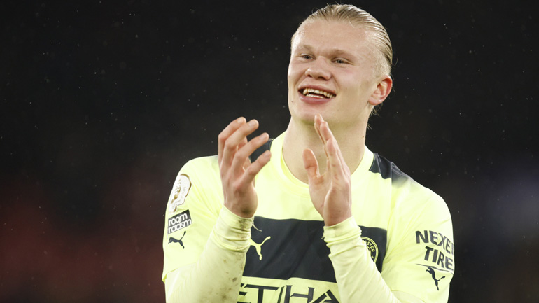 Αγκαλιά με το «χρυσό παπούτσι» ο Έρλινγκ Χάαλαντ