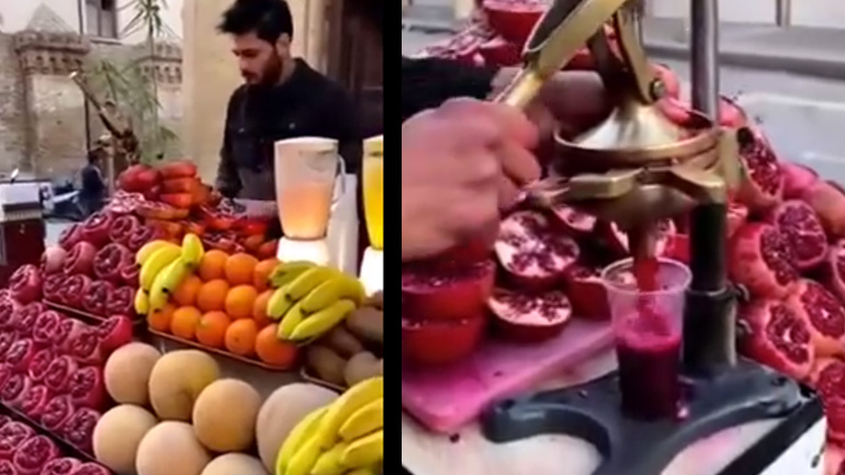 Πωλητής χυμού ροδιού στη Βαγδάτη