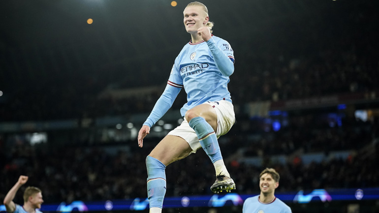 Πέντε γκολ από τον… διαστημικό Χάαλαντ στη ρεβάνς της Σίτι με τη Λειψία!