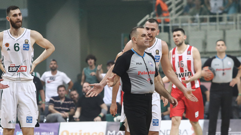 Μπάσκετ: Κορομηλάς, Παπαπέτρου και Κάρδαρης «σφυρίζουν» στο Παναθηναϊκός-Ολυμπιακός