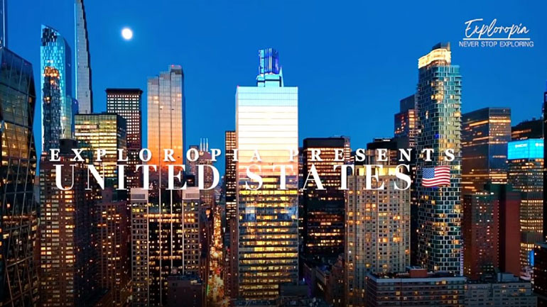 Οι μεγαλουπόλεις των ΗΠΑ από ψηλά, σε γυρίσματα 8Κ