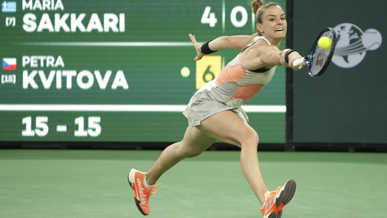 Indian Wells: Στα ημιτελικά με νέα ανατροπή η Σάκκαρη!