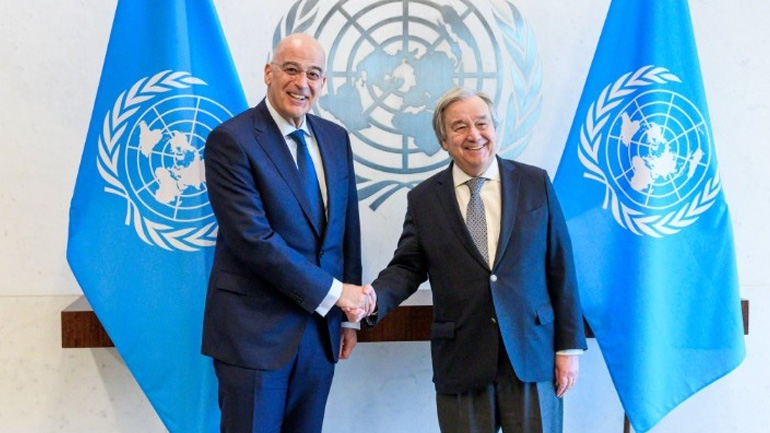 Συνάντηση Δένδια – Γκουτέρες στη Νέα Υόρκη