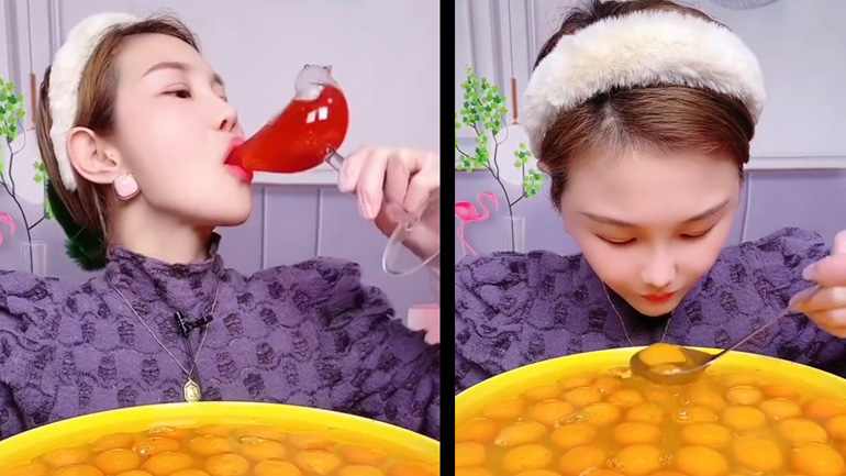 Καταπίνει 54 ωμά αβγά