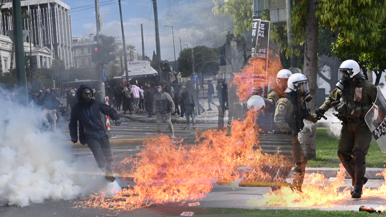 Επεισόδια στο κέντρο της Αθήνας