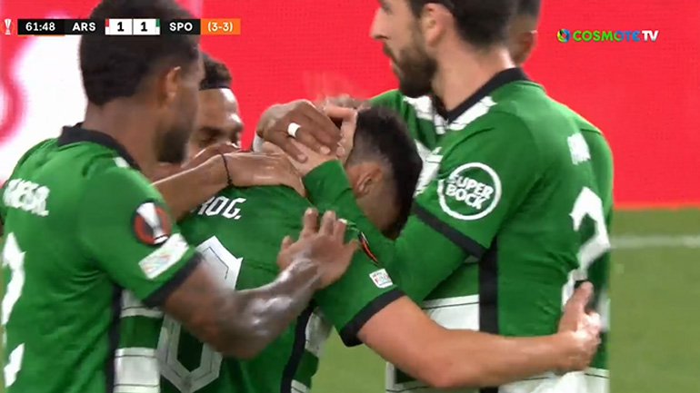 Άρσεναλ-Σπόρτινγκ Λισαβόνας: Γκολ-αριστούργημα του Πέδρο Γκονσάλβες από το κέντρο του γηπέδου! Άρσεναλ-Σπόρτινγκ Λισαβόνας: Γκολ-αριστούργημα του Πέδρο Γκονσάλβες από το κέντρο του γηπέδου!