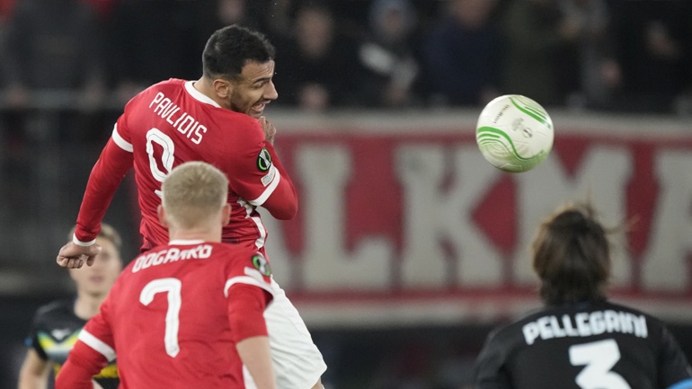 Europa Conference League: Ο Παυλίδης σκόραρε και οδήγησε την Αλκμάαρ στους «8»!