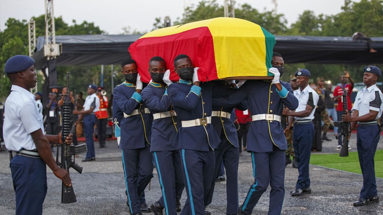 Γκάνα: Θρήνος στην κηδεία του Ατσού που σκοτώθηκε στο σεισμό στην Τουρκία