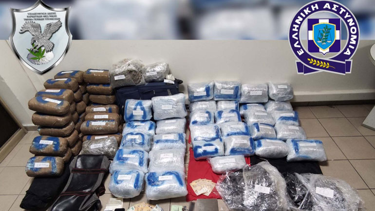 Συλλήψεις για διακίνηση ναρκωτικών ουσιών στην ευρύτερη περιοχή της Θεσσαλονίκης