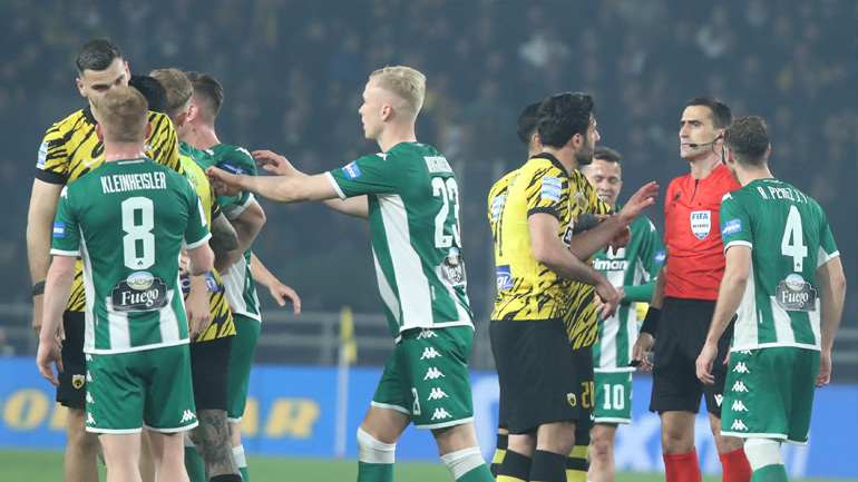 Μοιρασιά (0-0) για ΑΕΚ και Παναθηναϊκό με αρνητικό πρωταγωνιστή τον Νταμπάνοβιτς!