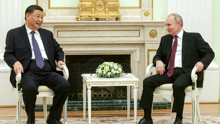 Ολοκληρώθηκε η συνάντηση Πούτιν και Σι στο Κρεμλίνο