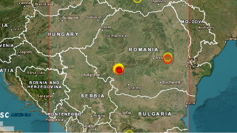 Σεισμική δόνηση 4,8 Ρίχτερ στη Ρουμανία