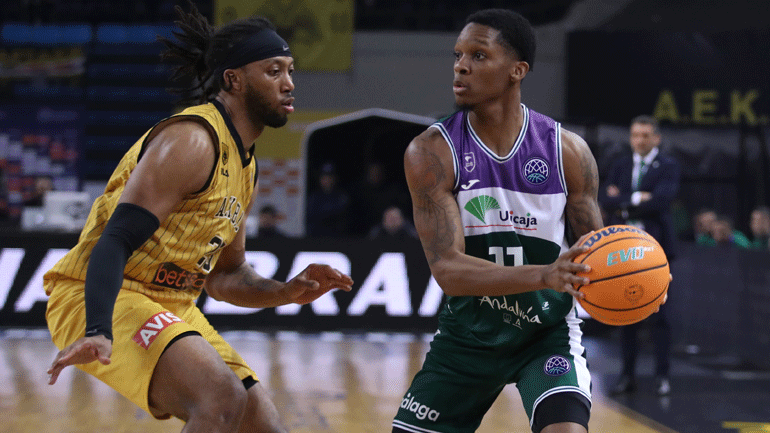 Basketball Champions League: Δεύτερη θέση και μειονέκτημα έδρας για την ΑΕΚ, 75-65 η Μάλαγα