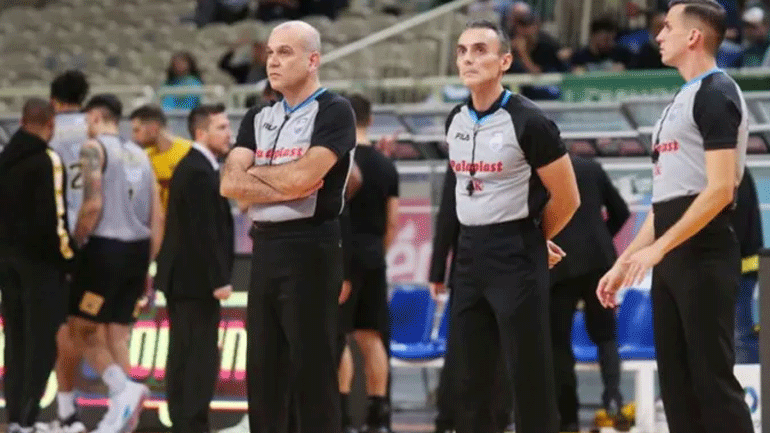 Μπάσκετ:  Οι διαιτητές στα ΑΕΚ-Παναθηναϊκός και Ολυμπιακός-ΠΑΟΚ