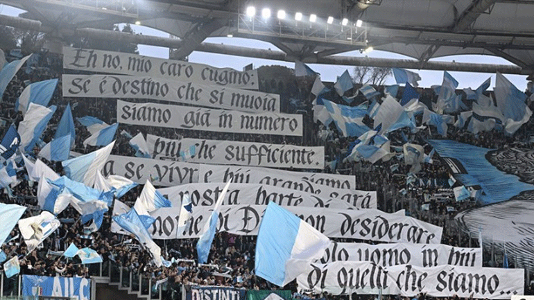 Η Λάτσιο καταδικάζει τα αντισημιτικά συνθήματα των οπαδών της