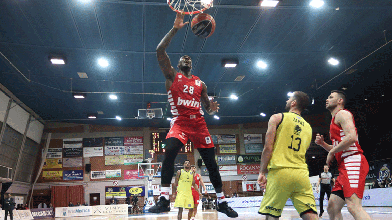 Basket League: «Περίπατος» του Ολυμπιακού, 103-75 στο Λαύριο