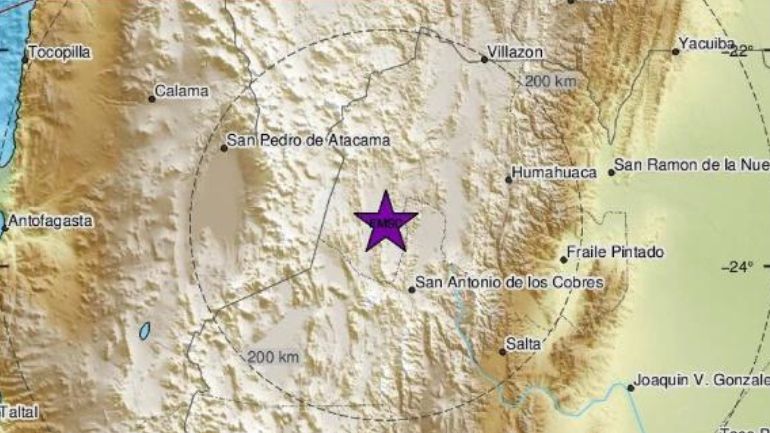 Ισχυρός σεισμός 6,5 Ρίχτερ στην Αργεντινή