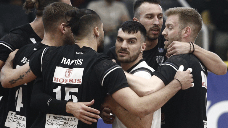 Volley League: Δεύτερη νίκη για τον ΠΑΟΚ, 3-2 τον Παναθηναϊκό