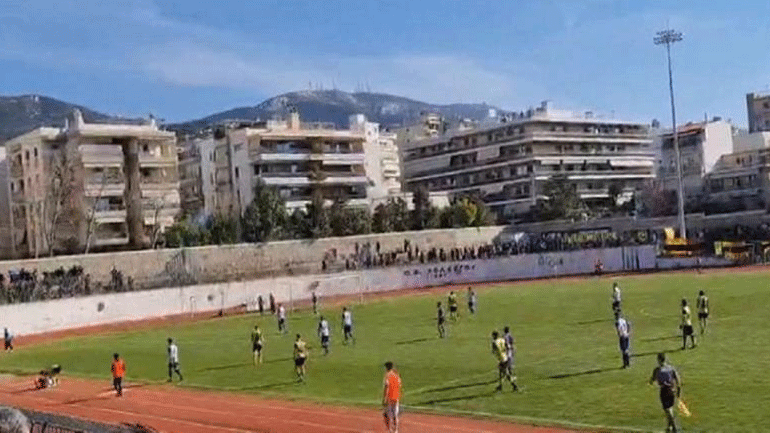 Σοβαρά επεισόδια στο ματς Χολαργός – Ηλυσιακός